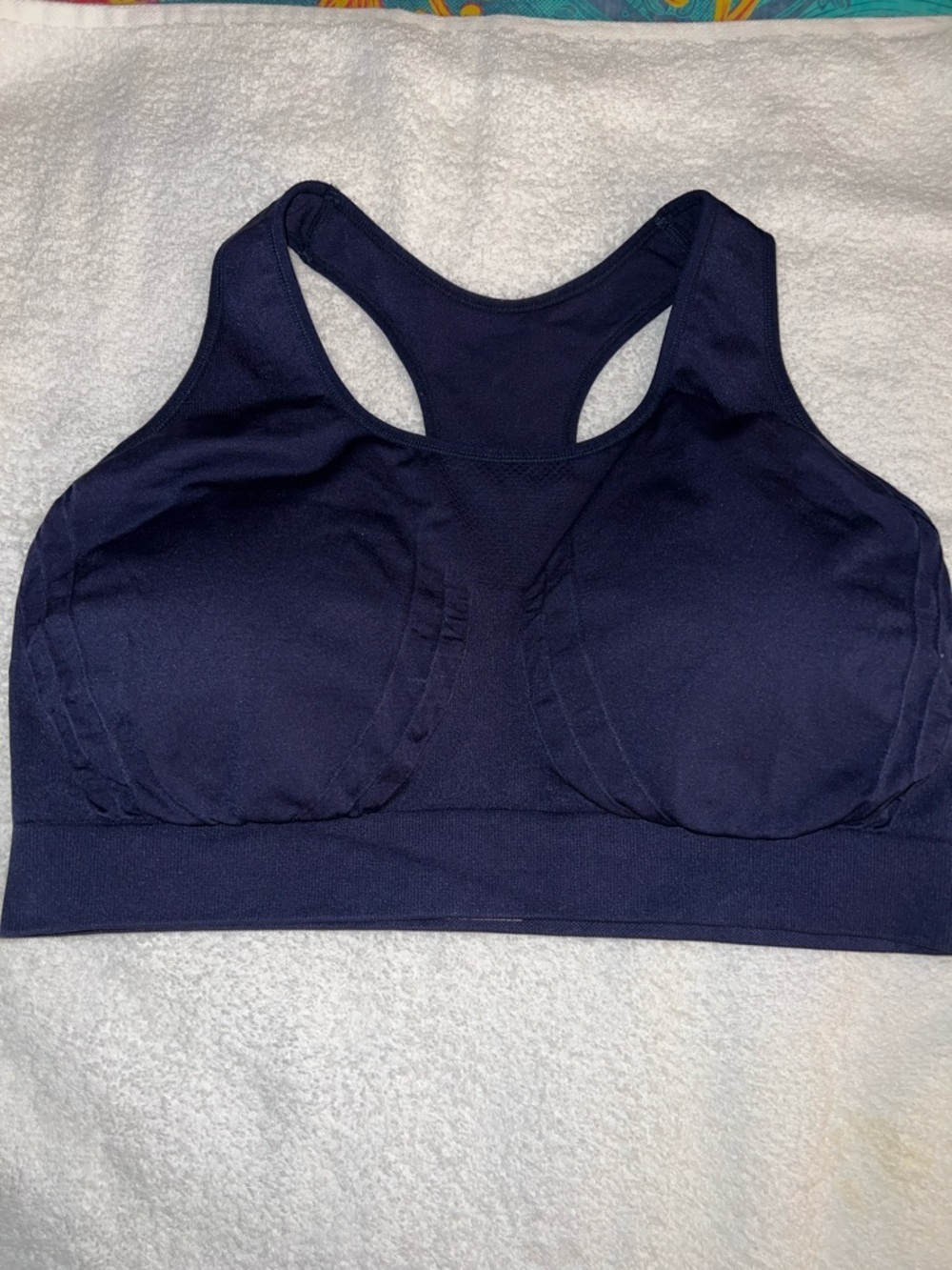 TrueKind Women's Racerback Support Bra - Navy blue